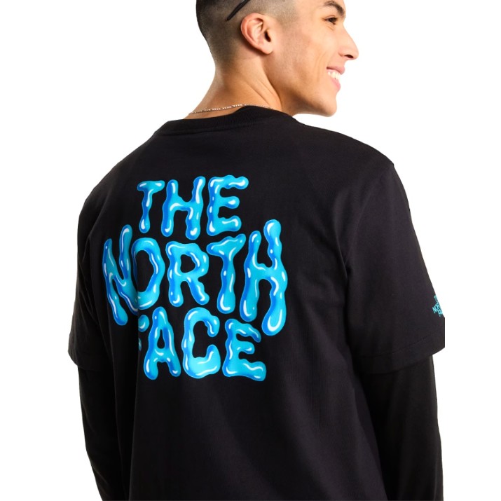 Мужская футболка The North Face Drip Logo TNF Black, s.L