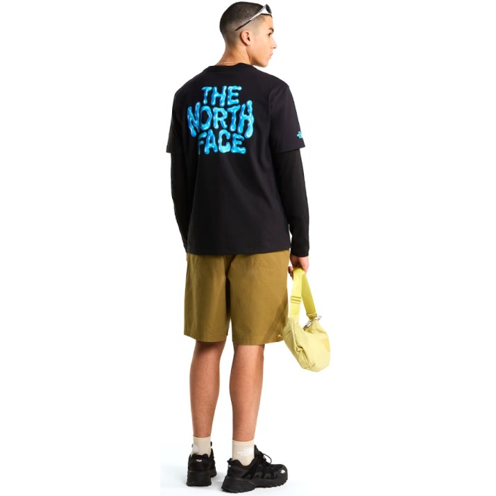 Мужская футболка The North Face Drip Logo TNF Black, s.S