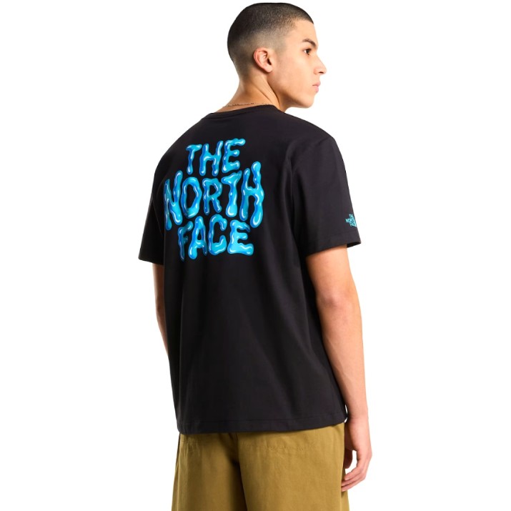 Tricou bărbătesc The North Face Drip Logo TNF Black, s.XL