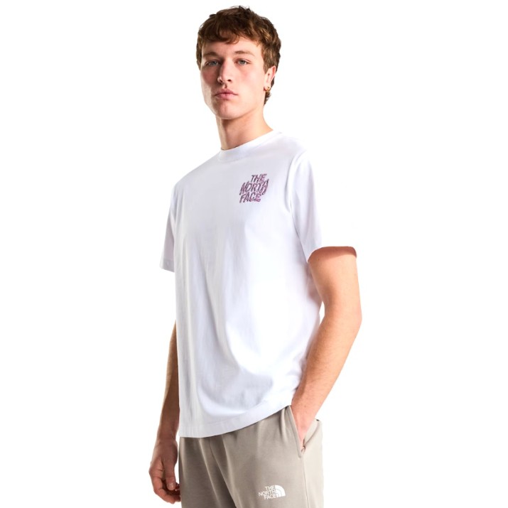 Мужская футболка The North Face Drip Logo TNF White, s.L