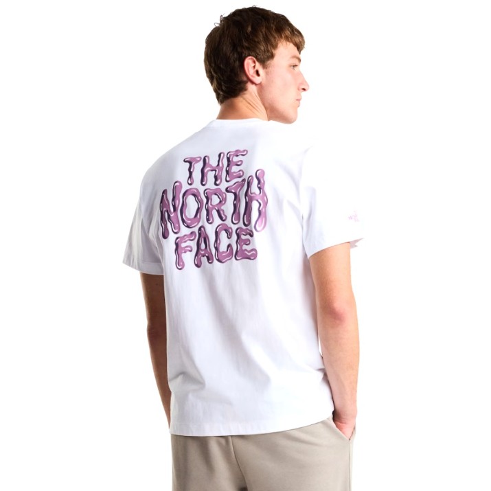 Tricou bărbătesc The North Face Drip Logo TNF White, s.S
