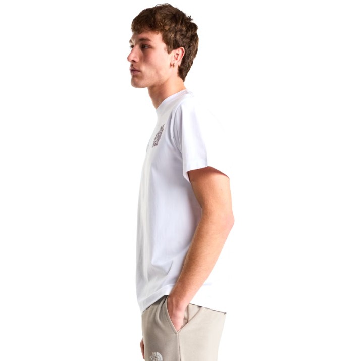 Tricou bărbătesc The North Face Drip Logo TNF White, s.XL