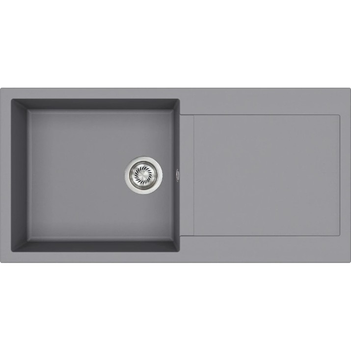 Кухонная мойка Aquasanita Helika Tesa SQT103 Alumetallic