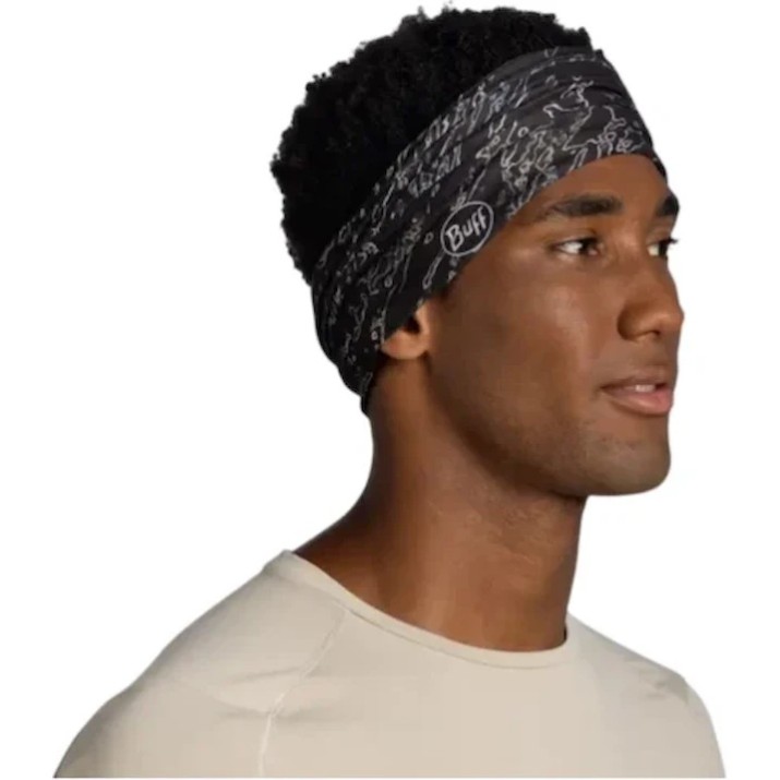 Headwear multifuncțional Buff Coolnet UV Anter Black 