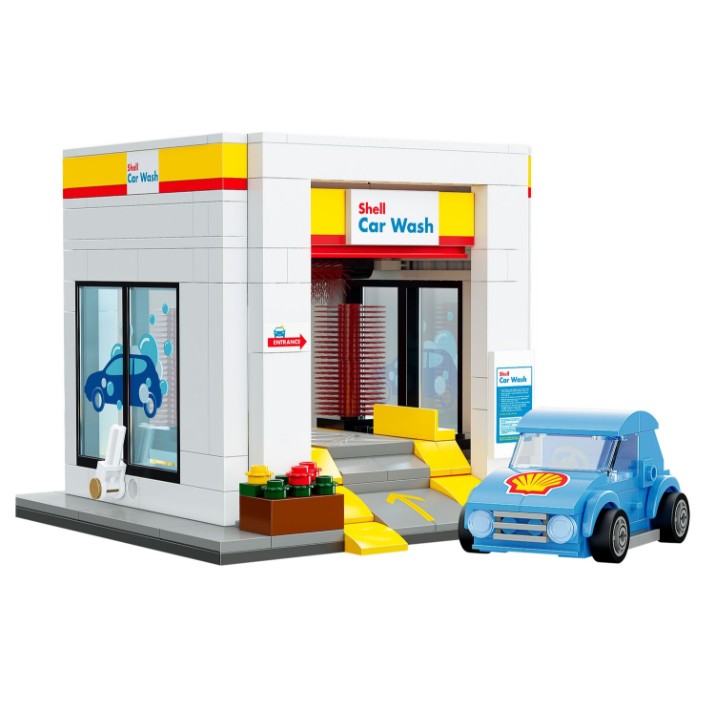 Конструктор CaDa Shell Car Wash (C66030W)