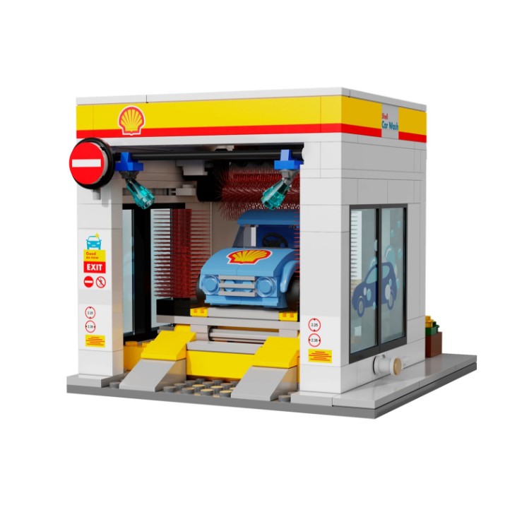 Конструктор CaDa Shell Car Wash (C66030W)