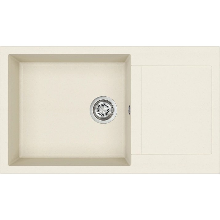 Chiuvetă de bucătărie Aquasanita Helika Tesa SQT104 Blanched almond