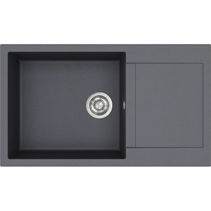 Chiuvetă de bucătărie Aquasanita Helika Tesa SQT104 Graphite