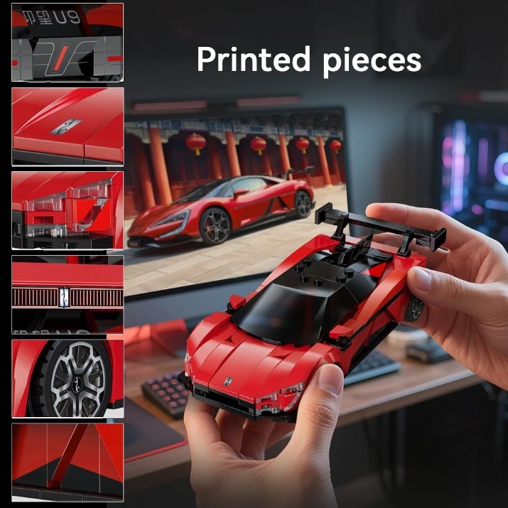 Set de construcție CaDa Yangwang U9 (C55045W)