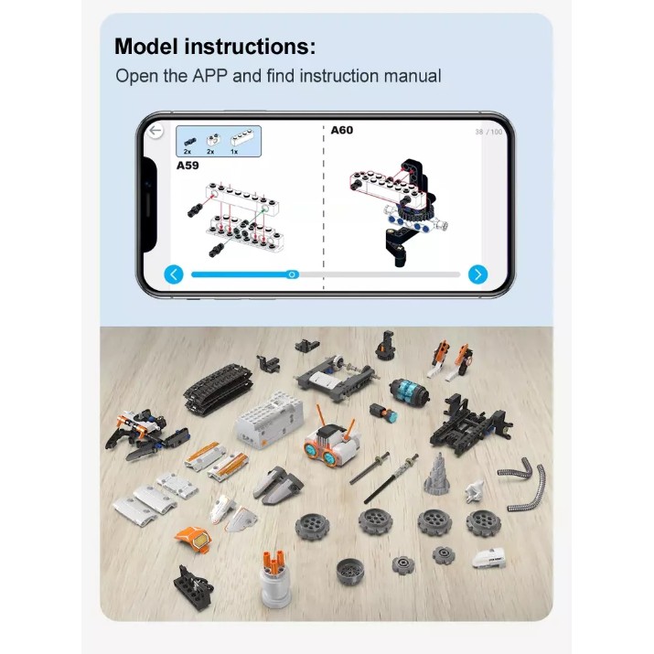 Set de construcție CaDa Z.BOT (C83002W)