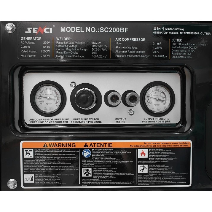 Электрогенератор Senci SC200BF (SC1008395)