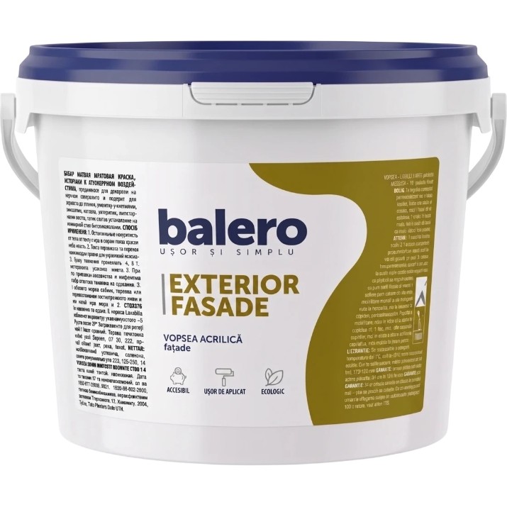 Vopsea Balero Exterior Fasade 6.0kg