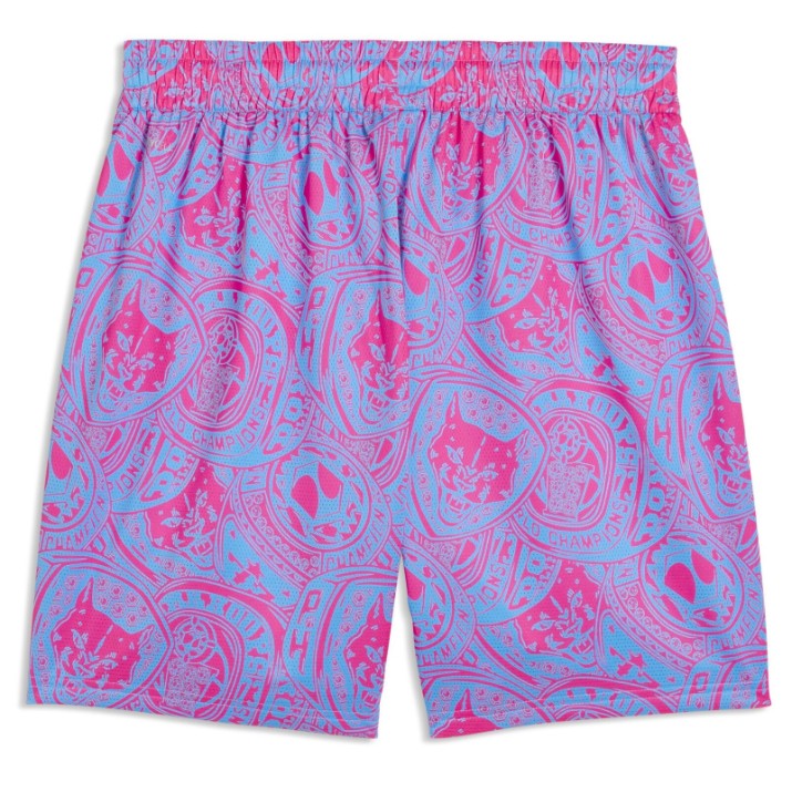 Pantaloni scurți pentru bărbați Puma Flagrant Foul AO6 Vibrant Blue AOP, s.L