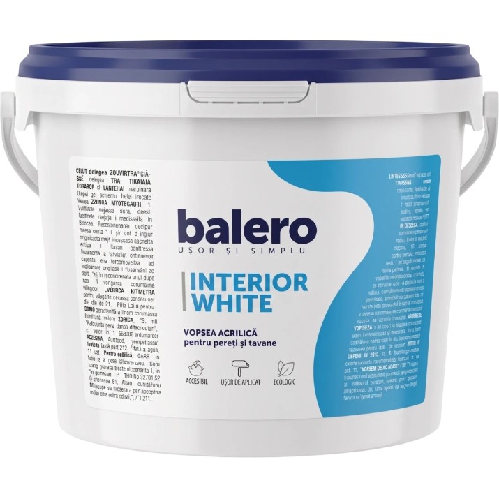 Краска Balero Interior Weiss 12.0kg (CG418112)
