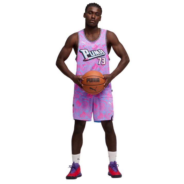 Мужские шорты Puma Flagrant Foul AO6 Vibrant Blue AOP, s.M