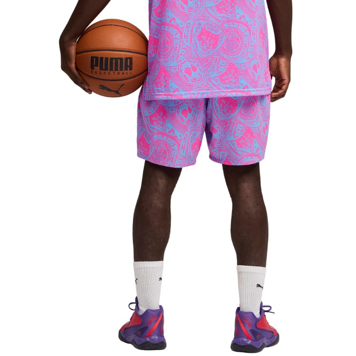 Мужские шорты Puma Flagrant Foul AO6 Vibrant Blue AOP, s.XL