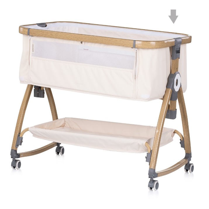 Leagăn Chipolino Charisma Cashmere/Wood (KOSCA0264CA)
