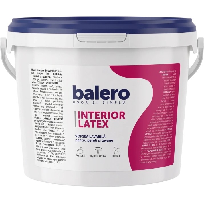 Vopsea Balero Interior Latex 12.0kg (CG418212)