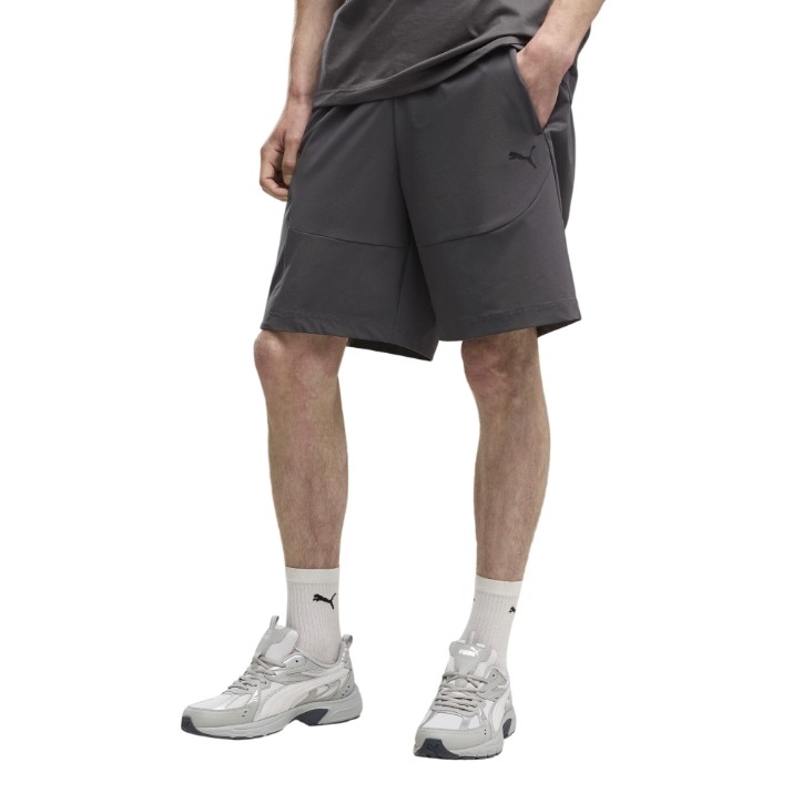 Pantaloni scurți pentru bărbați Puma Pumatech 4-Way Stretch Woven Cargo Moody Gray, s.M
