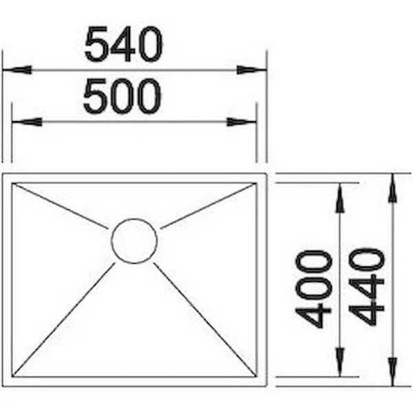 Кухонная мойка Blanco Zerox 500-IF (521588)