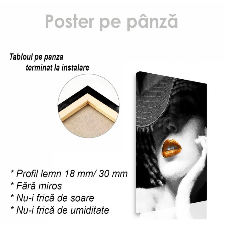 Pictură ArtShop Lady With Bright Lips 30x45cm (PNU191-XL-PL)
