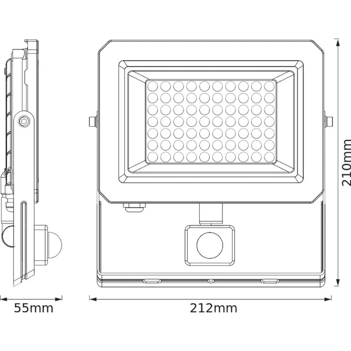 Прожектор Osram 50W LED 4000K (4099854666544)