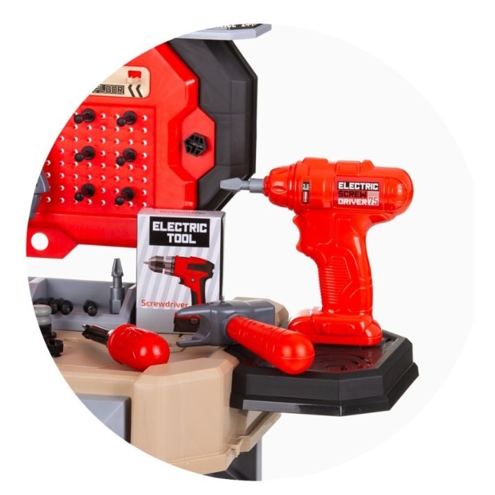 Set de scule pentru copii Chipolino Tool Table 2in1 (DIPK002433TT)