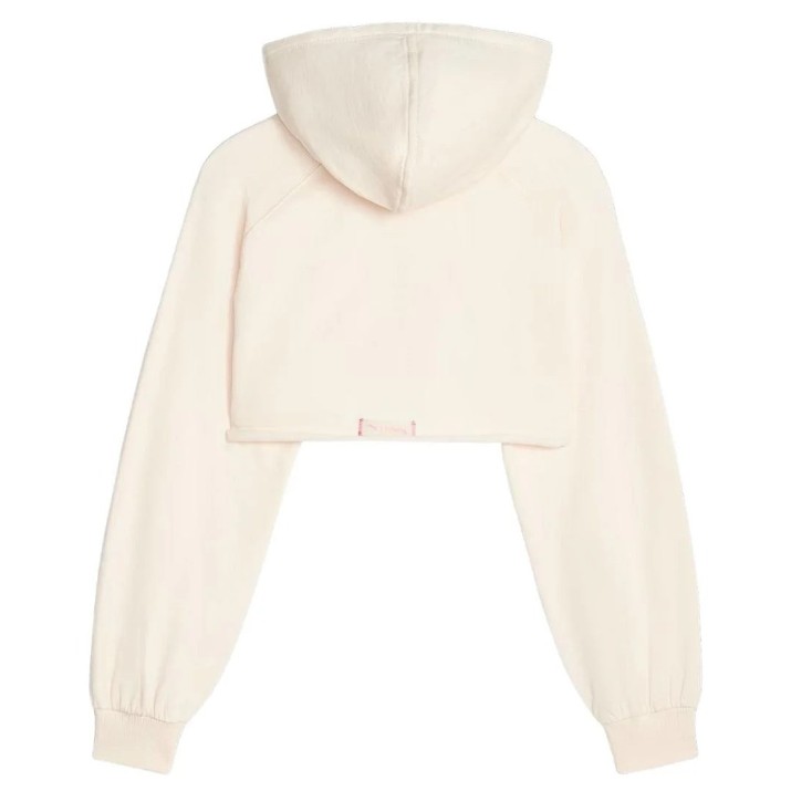 Hanorac damă Puma Lemlem Cropped Longsleeve Ghost Pepper, s.XS