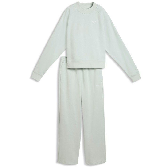 Женский спортивный костюм Puma Loungewear Sweat Suit Comfort Fl Cl Creme de Mint, s.S