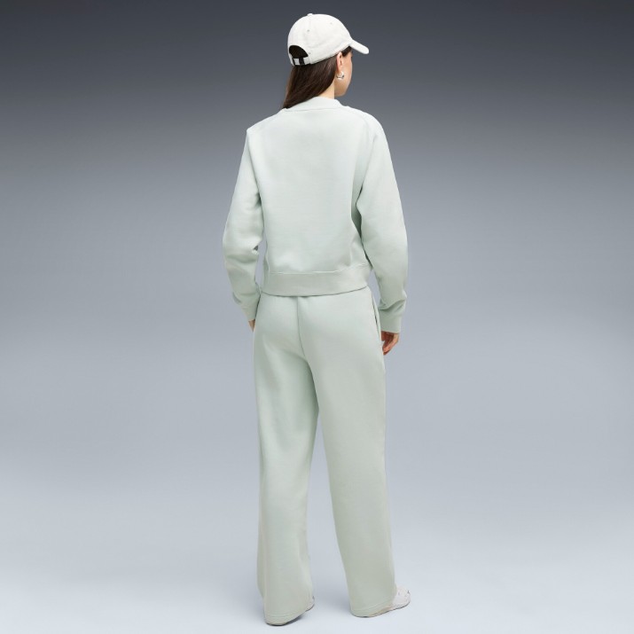 Costum sportiv damă Puma Loungewear Sweat Suit Comfort Fl Cl Creme de Mint, s.XS