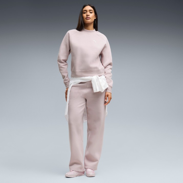 Женский спортивный костюм Puma Loungewear Sweat Suit Comfort Fl Cl Misty Pink, s.XS