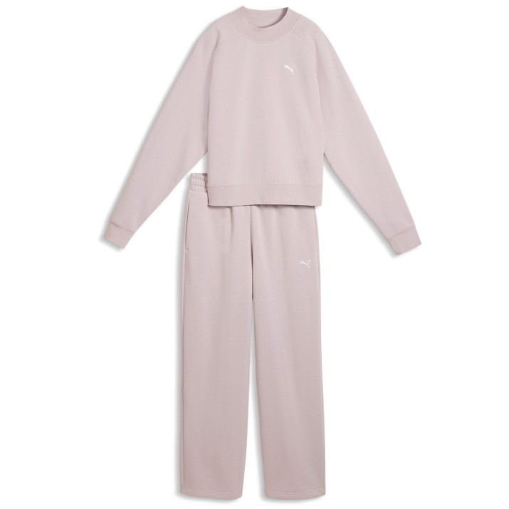 Женский спортивный костюм Puma Loungewear Sweat Suit Comfort Fl Cl Misty Pink, s.XS