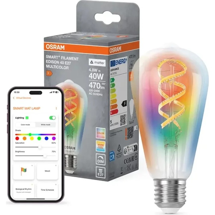 Bec Osram Multicolor 4.8 Вт E27 2700 - 6500K (4058075850781)