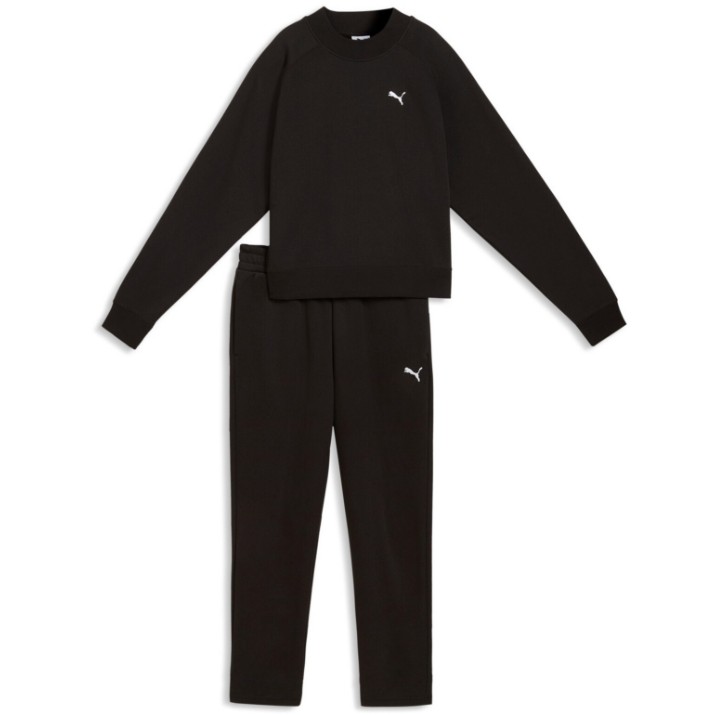 Costum sportiv damă Puma Loungewear Sweat Suit Comfort Fl Cl Puma Black, s.L