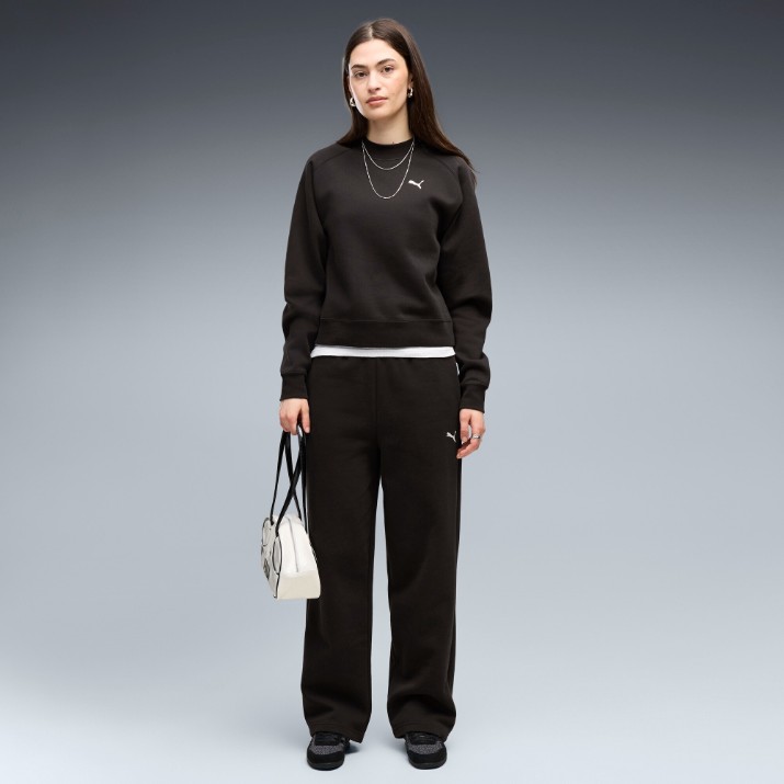 Costum sportiv damă Puma Loungewear Sweat Suit Comfort Fl Cl Puma Black, s.S