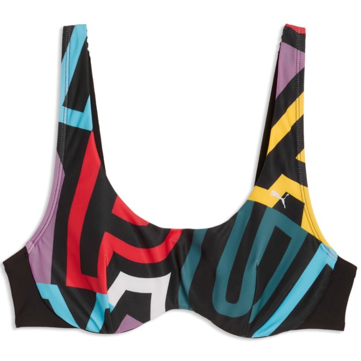 Лиф Puma Printed Swim Bra Multi Colour, s.XS