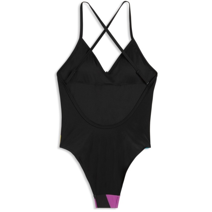 Costum de baie Puma Printed Swimsuit Multi Colour, s.S