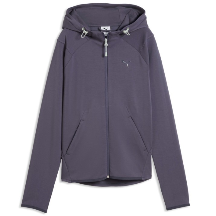 Hanorac damă Puma Pumatech Sense Full Zip Inky Depths, s.S