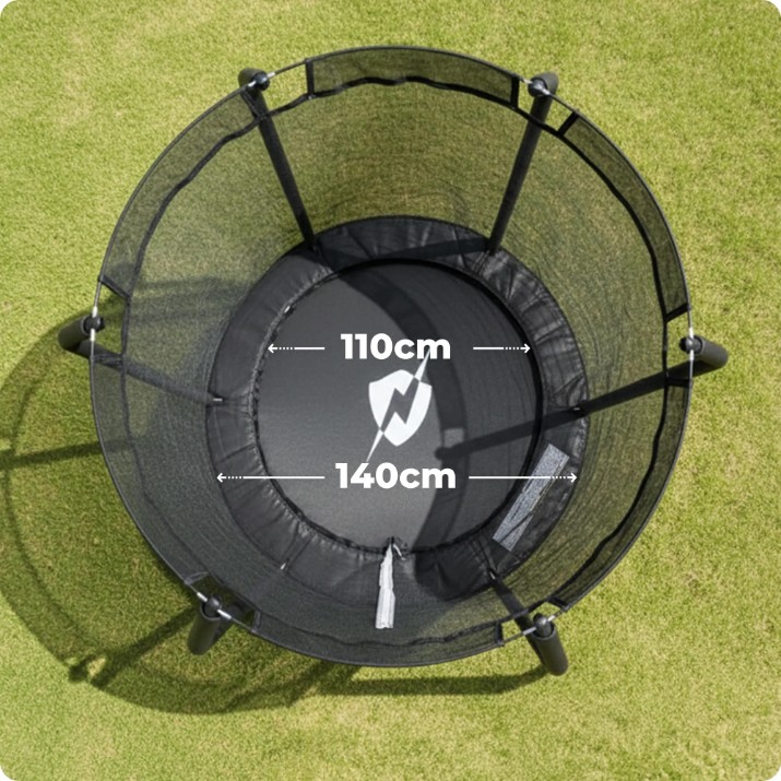 Батут Thunder INSIDE ELITE 4,5FT 140cm Black
