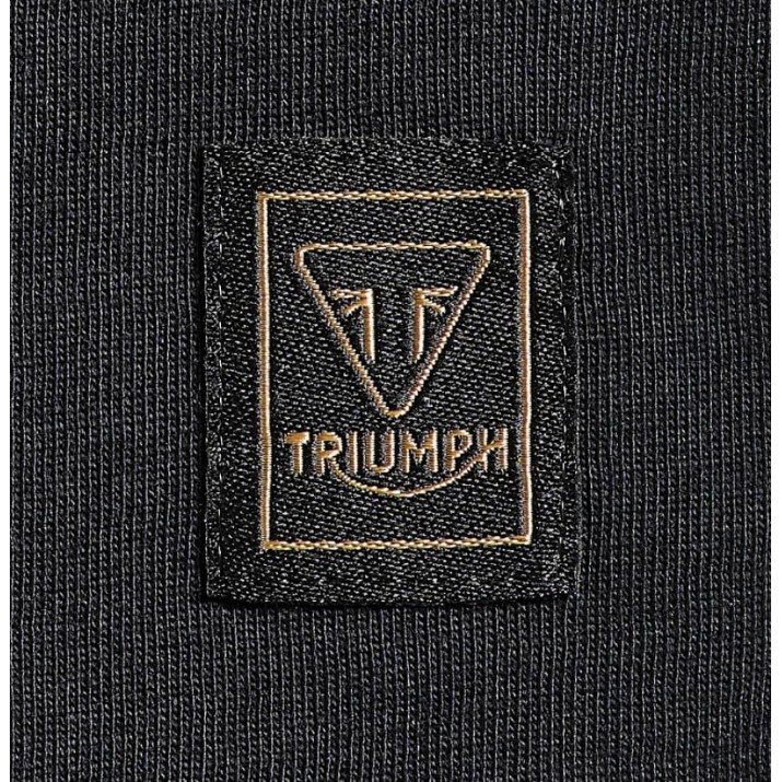 Мужская футболка Triumph Bamburgh Jet Black (MTSS20002-M)