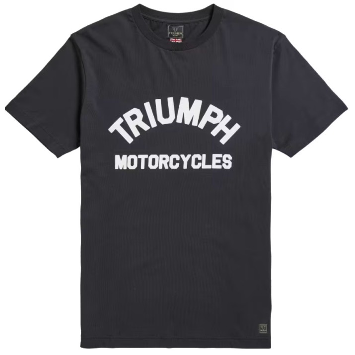 Tricou bărbătesc Triumph Burnham Jet Black (MTSS20010-XL)