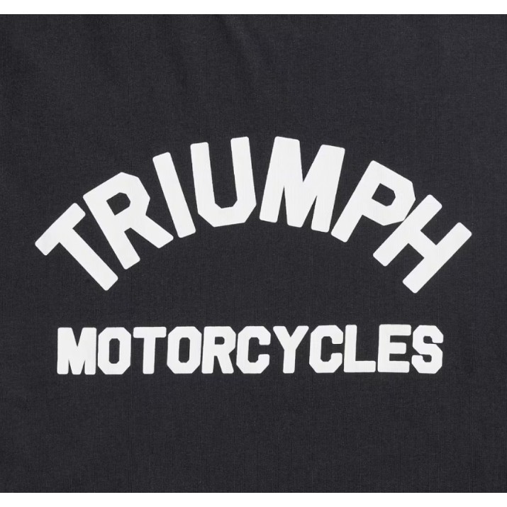 Tricou bărbătesc Triumph Burnham Jet Black (MTSS20010-XL)