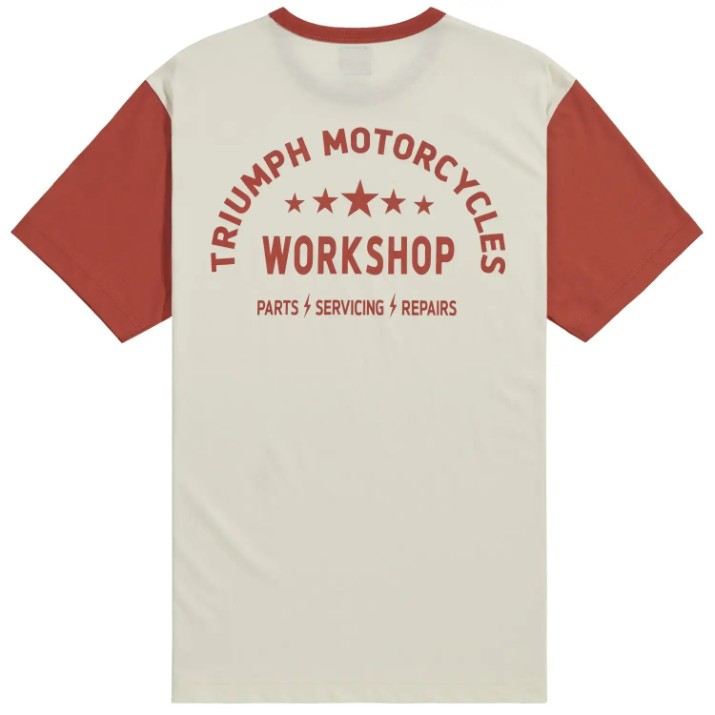 Мужская футболка Triumph Fenald Tee Rust/Bone (MTSS26228-L)