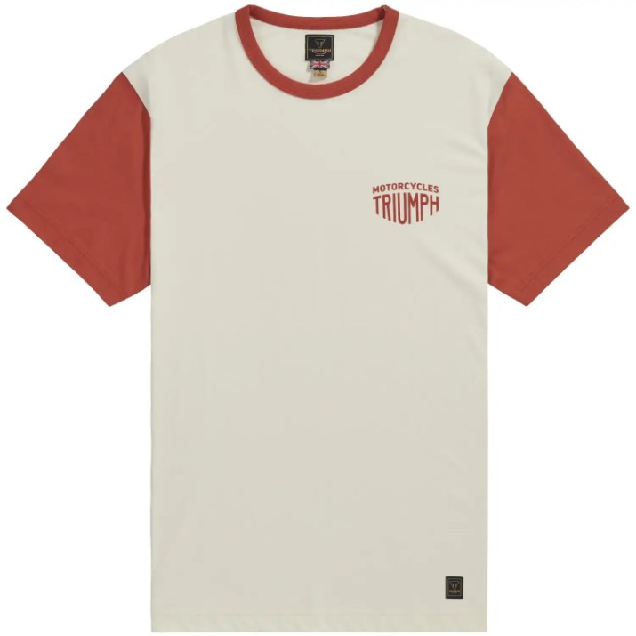 Мужская футболка Triumph Fenald Tee Rust/Bone (MTSS26228-M)