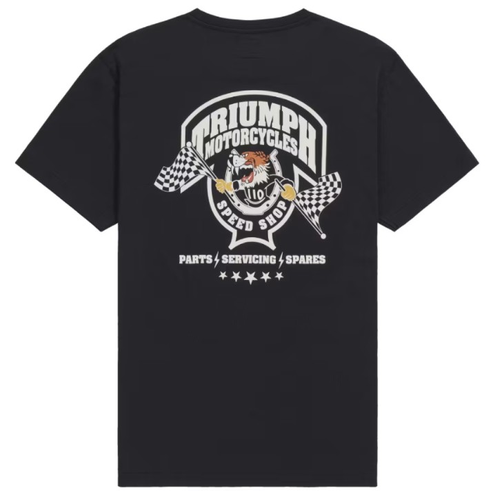 Tricou bărbătesc Triumph Games Tee Black (MTSS26225-XL)