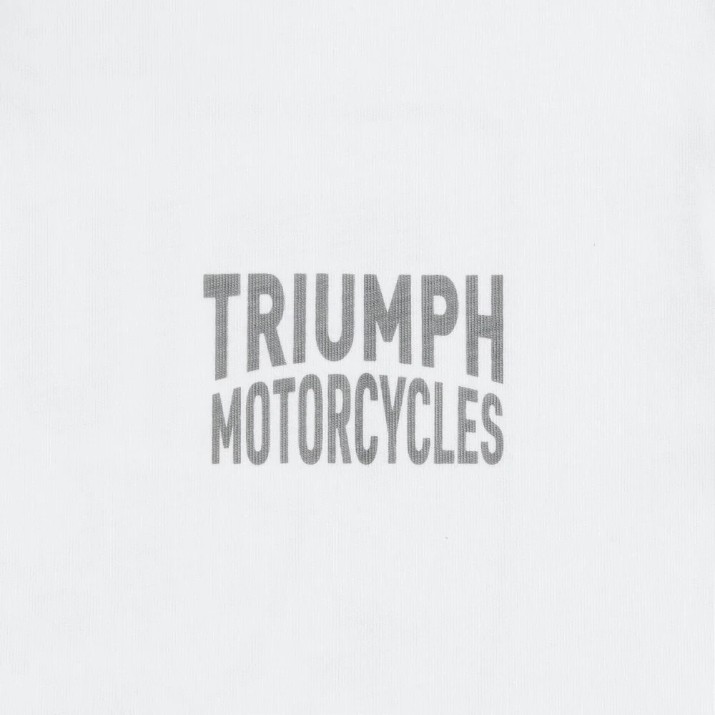 Мужская футболка Triumph Piston Rich White (MTSS25105-XL)
