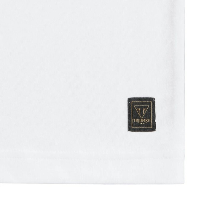 Tricou bărbătesc Triumph Piston Rich White (MTSS25105-XXL)