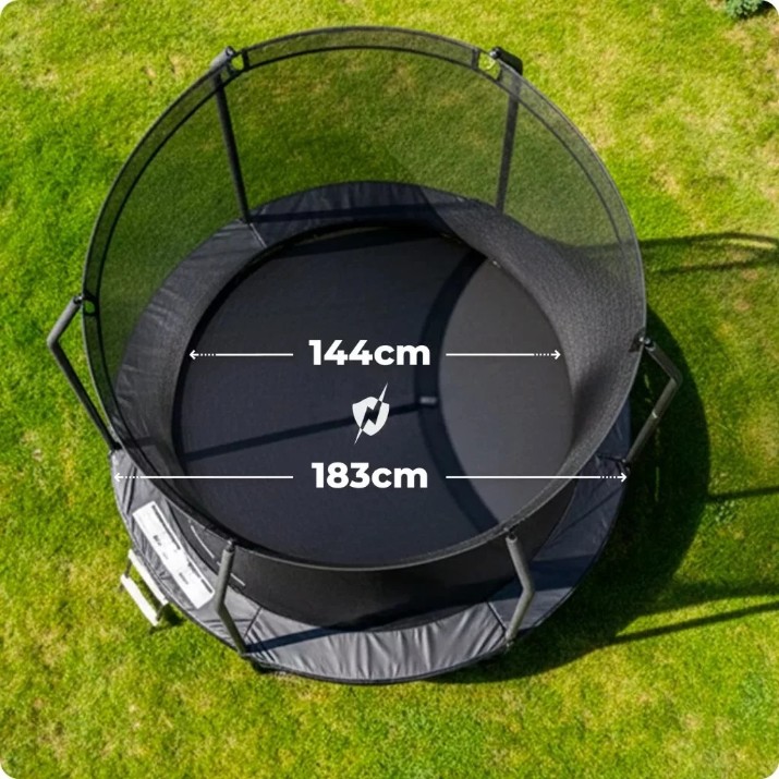 Батут Thunder INSIDE ELITE 6FT 183cm Black
