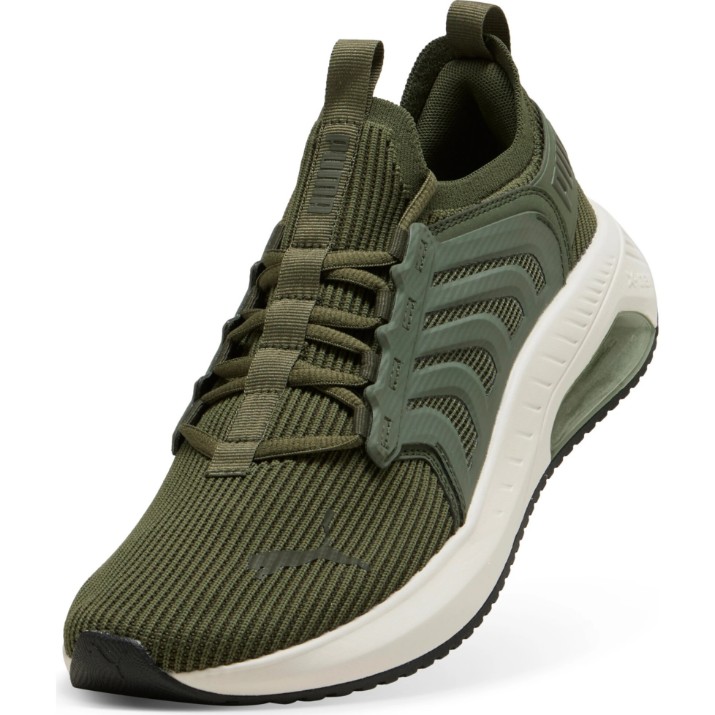 Adidași pentru bărbați Puma Ayro Street Moss Veil/Puma Black/Lime Squeeze, s.44
