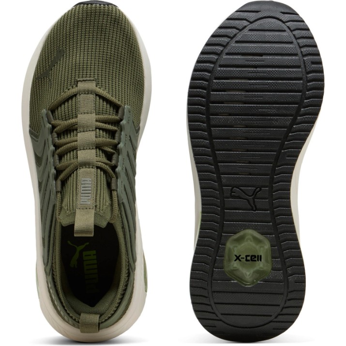 Adidași pentru bărbați Puma Ayro Street Moss Veil/Puma Black/Lime Squeeze, s.46